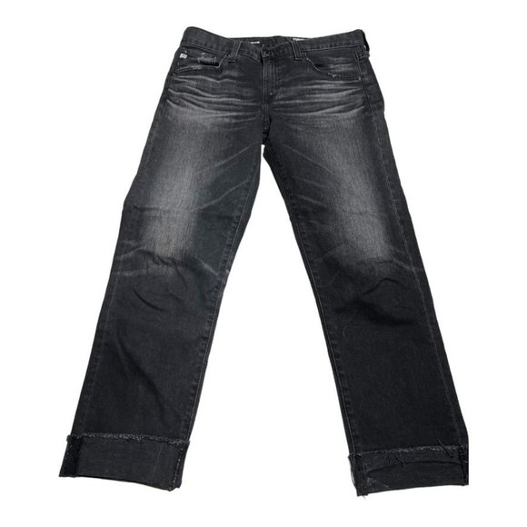 Ag Adriano Goldschmied Denim - AG Adriano Goldschmied Black The Ex-Boyfriend Slim Jeans Waist 27